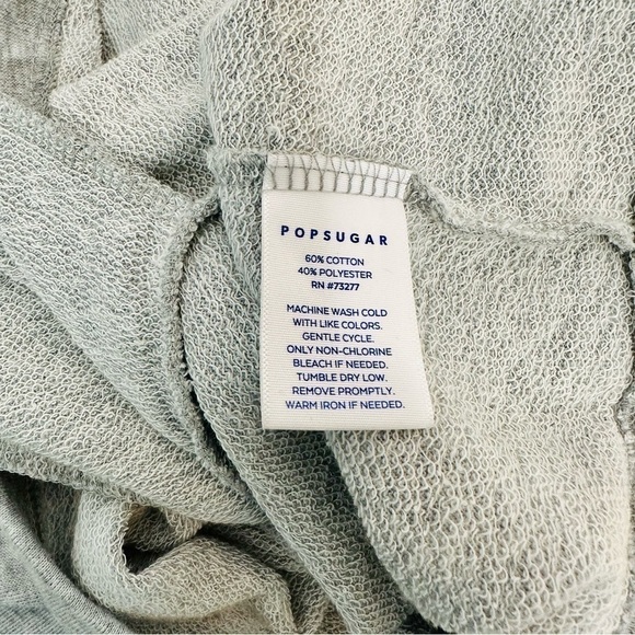 NWT - POPSUGAR Heather Gray Women’s Quarter Sleeve Midi Dress - Size: Large - Picture 7 of 7